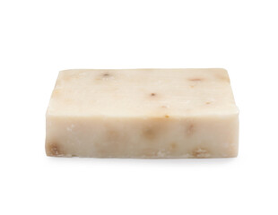 Soap bar on white background. Personal hygiene