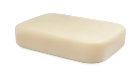 Soap bar on white background. Personal hygiene