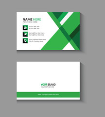 Creative and clean business   card design template