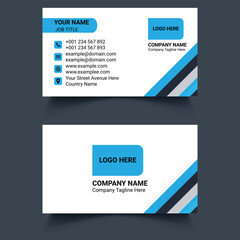 Business Card. Creative Modern And Corporate Business Card Template. Clean And Dark Business Card Template. 
Professional Stylish Business Card Template. Visiting Card Template. Free Business Card