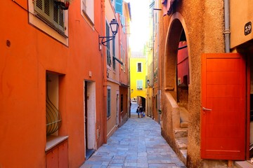 Fototapeta premium Villefranche sur Mer, old town 