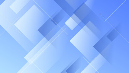 Modern Abstract Background Triangle Mosaic and Blue Gradient Color