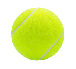 tennis ball isolated on white background.clipping path