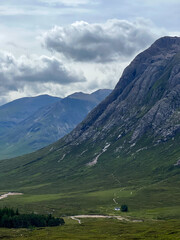 landscape in the mountains in Scotland