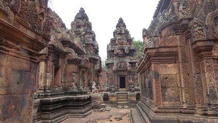 Naklejka premium カンボジアアンコールワット遺跡群