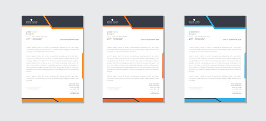 Corporate letterhead design