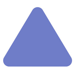 transparent triangle icon with 75% opacity
