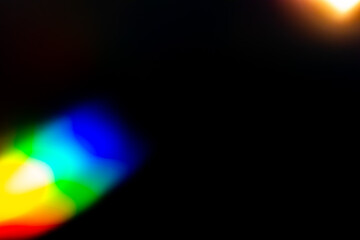 Abstract blur multicolored holographic rainbow for overlay background
