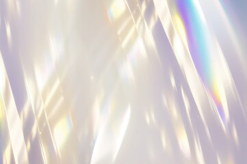 Fototapeta プリズムライトレインボーオーバーレイ陽光キラキラ背景 obraz