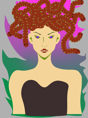Medusa as a monster