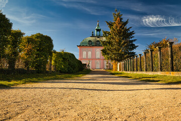 Fasanenschlösschen in Moritzburg - Fasanenschloss bei Dresden - Saxony, Germany, Europe - High...