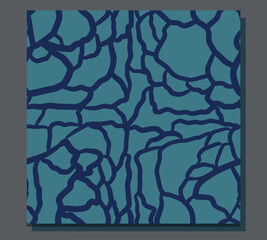 Illustration of a set of seamless patterns, water, ice, handmade stones for the game user. Seamless rocky landscape and rocky terrain, river, game user interface. with the ability to change the color 