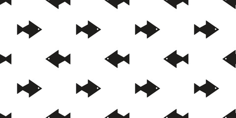 fish seamless pattern vector salmon tuna tangram shark cartoon pet dolphin whale sea ocean repeat wallpaper tile background gift wrapping paper animal illustration doodle design scarf isolated