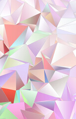 Fototapeta premium Abstract Low-Poly background. triangulated texture. Design 3d. Polygonal geometrical pattern. Triangular modern style