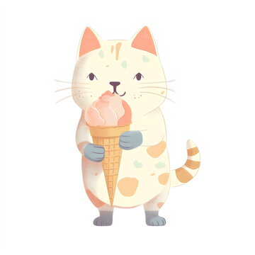 360+ Cat Eat Ice Cream Stock Photos, Pictures & Royalty-Free Images - iStock