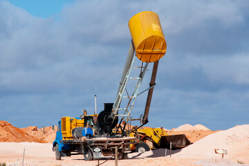 Blower for Opal Mining - Coober Pedy - Australia