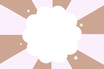 モカカラーの透過フレーム素材