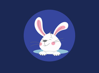Easter bunny vector illustration