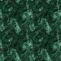 Fototapeta na wymiar Seamless pattern of green marble. Marble background. Perfect for wallpaper, textiles, and web backgrounds, package design. Good quality for repeating design. Generative AI.