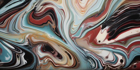 Multicolor Marble Patterned Texture Background | Generative AI Artwork 
