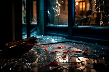 Sinister Crime Scene Unveiled (AI Generated)
