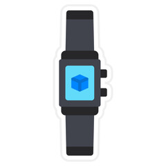 Smartwatch Sticker Icon