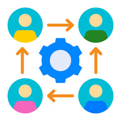 Workflow Flat Icon