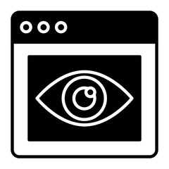 Monitoring Glyph Icon