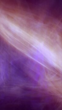 Fractal flame, gas, nebula, smoke or plasma. Looping abstract animation. Soft evolving curves. Background or screen saver. Orange, red, purple, pink, magenta, white.