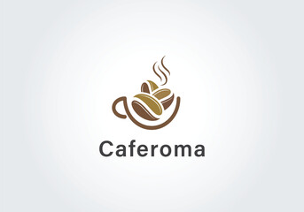 abstract Coffee logo vector design template