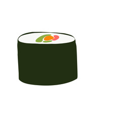 Illustration of sushi 