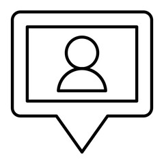 Follower Outline Icon 