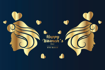 International happy womens day beautiful banner design