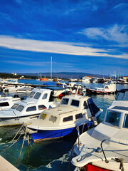 Fototapeta premium boats in the marina