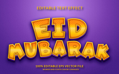 Eid Mubarak Editable Text Effect