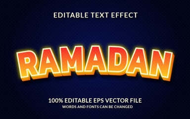 Ramadan Editable Text Effect