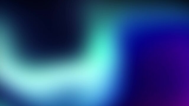 4k Animation blurred gradient background. Green and Blue Wave Gradient Retro Background. Web design element and space concept