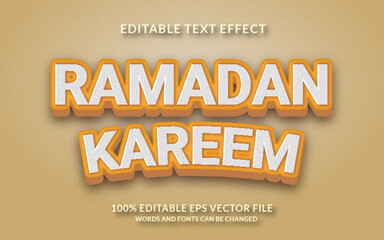 Ramadan Kareem Editable Text Effect