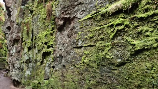 National Park Peak District March 2023 UK, Luds Church.