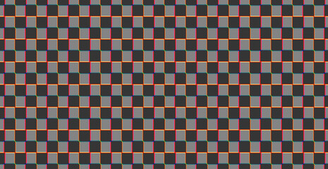 Checkered pattern, chess squares, glitch background