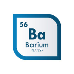 barium icon set. vector template illustration  for web design