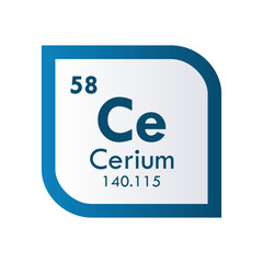 cerium icon set. vector template illustration  for web design