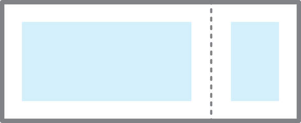 Fototapeta premium 印刷媒体のシンプルなイラスト