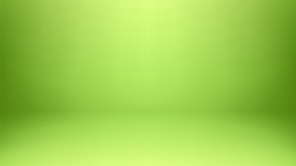 Green Color Natural Studio Background. Vector illustration
