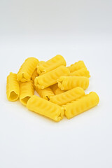 Festonati pasta isolated on a white background