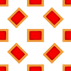 Pattern homemade cookie different taste in pastry biscuit