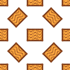 Pattern homemade cookie different taste in pastry biscuit
