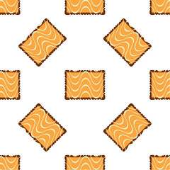 Pattern homemade cookie different taste in pastry biscuit