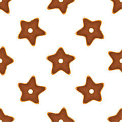 Pattern homemade cookie different taste in pastry biscuit