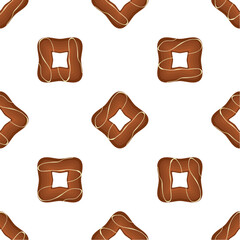 Pattern homemade cookie different taste in pastry biscuit